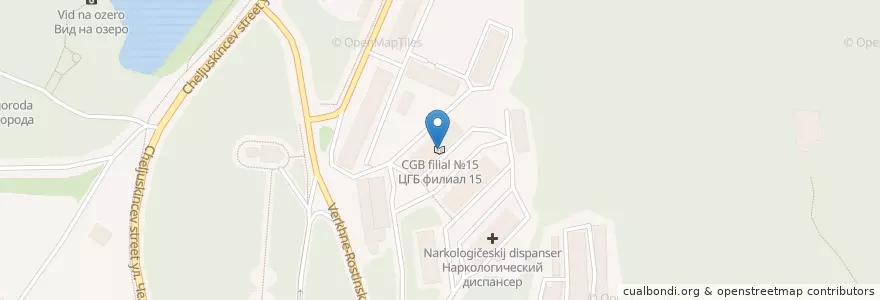 Mapa de ubicacion de ЦГБ филиал №15 en Russland, Föderationskreis Nordwest, Oblast Murmansk, Городской Округ Мурманск.