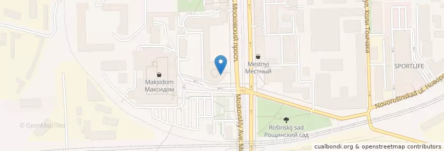 Mapa de ubicacion de Московский районный суд en Russia, Northwestern Federal District, Leningrad Oblast, Saint Petersburg, Московский Район, Округ Московская Застава.