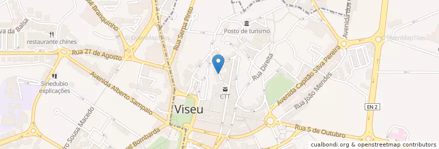 Mapa de ubicacion de Soar de Cima en 葡萄牙, Centro, Viseu, Viseu Dão-Lafões, Viseu, União Das Freguesias De Viseu.