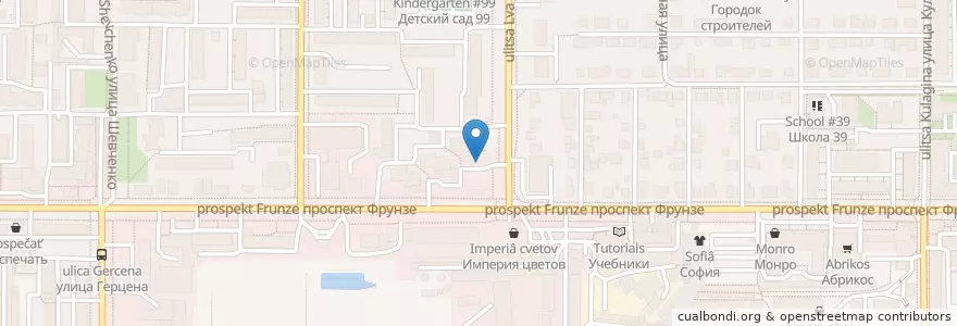 Mapa de ubicacion de ВТБ en Russie, District Fédéral Sibérien, Oblast De Tomsk, Томский Район, Городской Округ Томск.