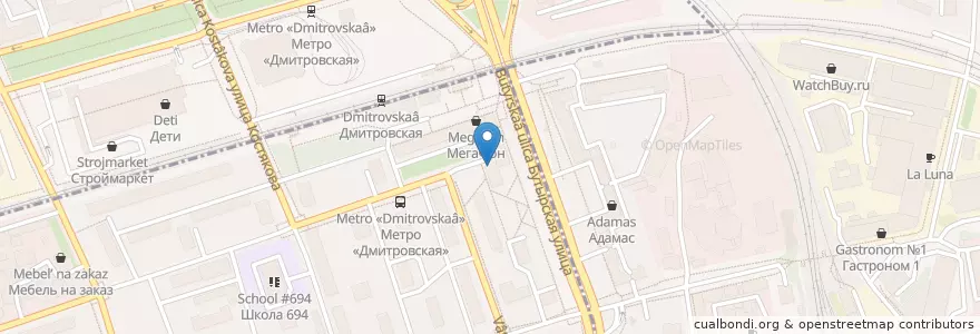 Mapa de ubicacion de Участковый пункт полиции № 49 en Russia, Central Federal District, Moscow, Northern Administrative Okrug, Savyolovsky District.
