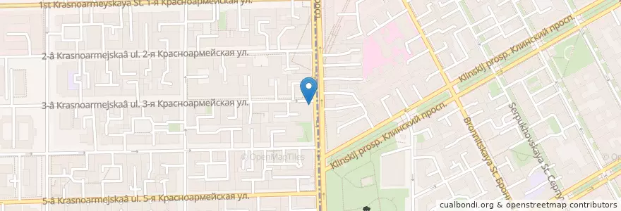 Mapa de ubicacion de Чайникофф en Russia, Northwestern Federal District, Leningrad Oblast, Saint Petersburg, Адмиралтейский Район, Округ Измайловское.