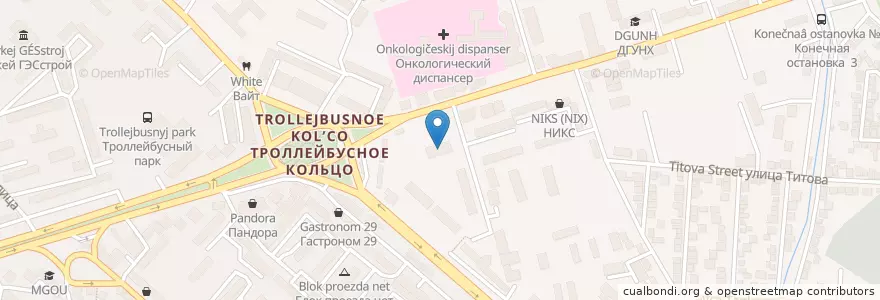 Mapa de ubicacion de Махачкалинский автомобильно-дорожный колледж en Russland, Föderationskreis Nordkaukasus, Dagestan, Stadtkreis Machatschkala.