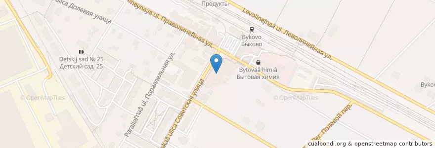 Mapa de ubicacion de Золотой бычок en Rusia, Distrito Federal Central, Óblast De Moscú, Раменский Городской Округ.