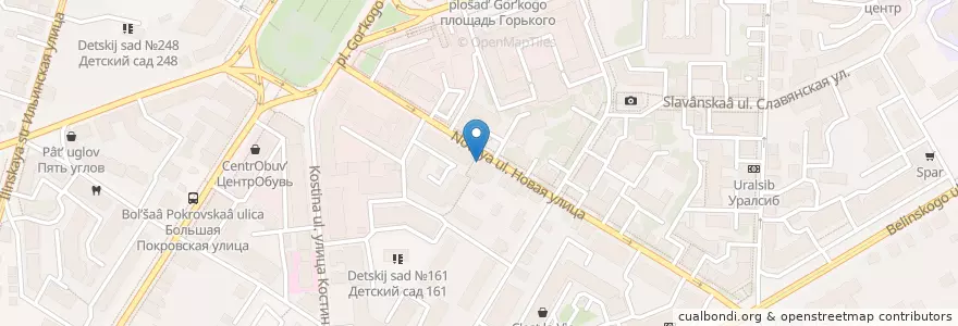 Mapa de ubicacion de Rock&Rолл en Rusya Federasyonu, Приволжский Федеральный Округ, Nijniy Novgorod Oblastı, Городской Округ Нижний Новгород.