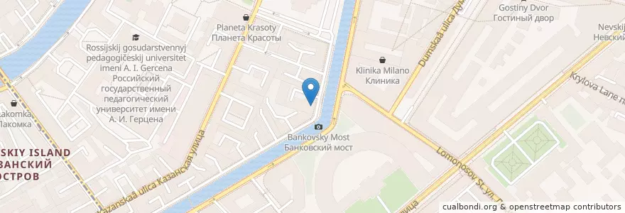 Mapa de ubicacion de Full House en Rusia, Северо-Западный Федеральный Округ, Óblast De Leningrado, San Petersburgo, Центральный Район, Округ № 78.