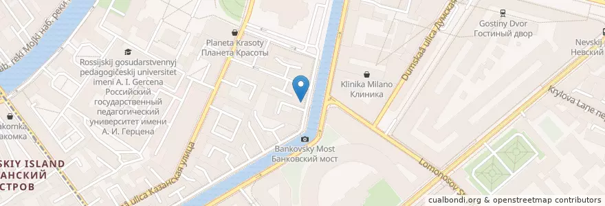 Mapa de ubicacion de Чичи-Бичи en Rusia, Северо-Западный Федеральный Округ, Óblast De Leningrado, San Petersburgo, Центральный Район, Округ № 78.