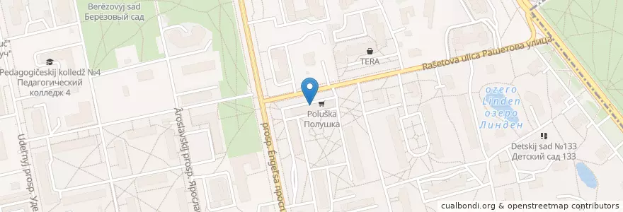 Mapa de ubicacion de Вацлав en Russland, Föderationskreis Nordwest, Oblast Leningrad, Sankt Petersburg, Wyborger Rajon, Округ Светлановское.