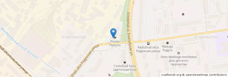 Mapa de ubicacion de ТоДаСё en Rusia, Distrito Federal Central, Москва, Северо-Восточный Административный Округ, Бабушкинский Район.
