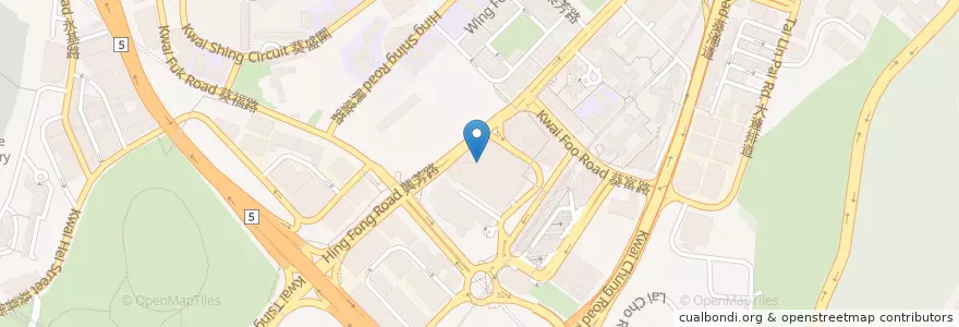 Mapa de ubicacion de 葵芳百老匯戲院 en الصين, غوانغدونغ, هونغ كونغ, الأقاليم الجديدة, 葵青區 Kwai Tsing District.