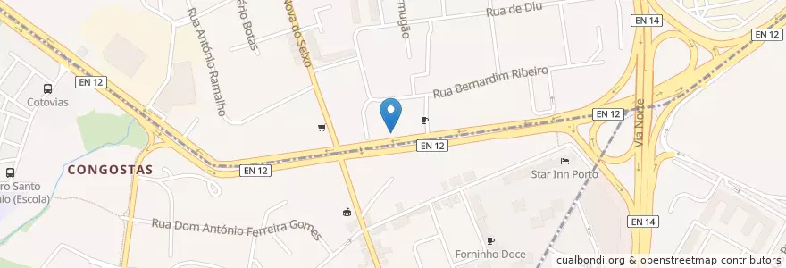 Mapa de ubicacion de Millennium bcp en Portekiz, Norte, Área Metropolitana Do Porto, Porto, Matosinhos, Ramalde.