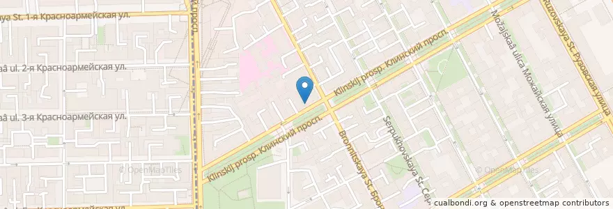 Mapa de ubicacion de Огонёк en Russia, Northwestern Federal District, Leningrad Oblast, Saint Petersburg, Адмиралтейский Район, Округ Семёновский.