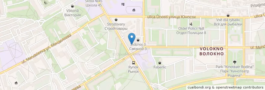 Mapa de ubicacion de Банк "Авангард" en Russland, Föderationskreis Zentralrussland, Oblast Kursk, Курский Район, Городской Округ Курск.