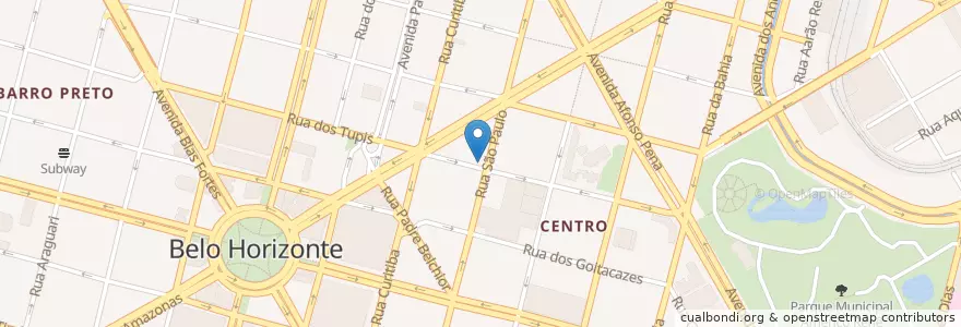 Mapa de ubicacion de Viva Pizza en ブラジル, 南東部地域, ミナス ジェライス, Região Geográfica Intermediária De Belo Horizonte, Região Metropolitana De Belo Horizonte, Microrregião Belo Horizonte, ベロオリゾンテ.