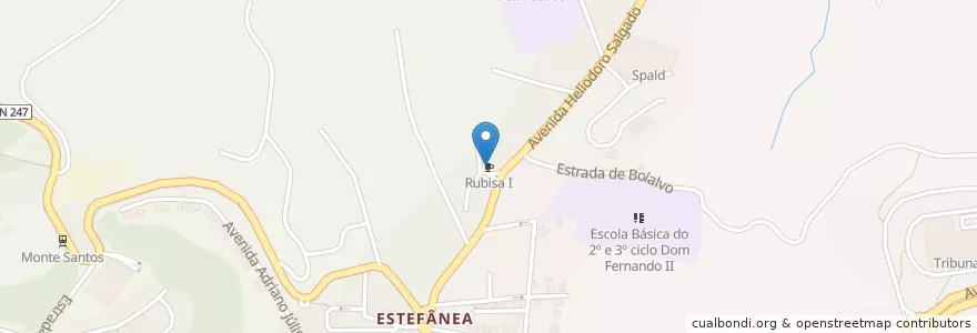 Mapa de ubicacion de Rubisa I en پرتغال, Área Metropolitana De Lisboa, Lisboa, Grande Lisboa, Sintra, Sintra.