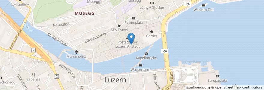 Mapa de ubicacion de Li Tai Pe en Schweiz/Suisse/Svizzera/Svizra, Luzern, Luzern.