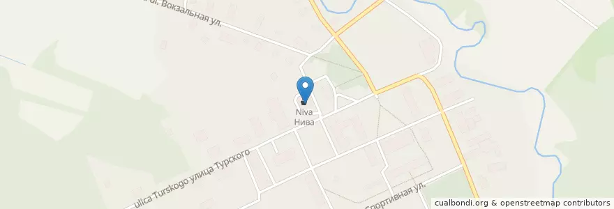 Mapa de ubicacion de Нива en Rusia, Северо-Западный Федеральный Округ, Óblast De Leningrado, Тосненский Район, Лисинское Сельское Поселение.