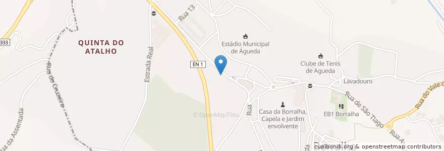 Mapa de ubicacion de Farmácia Santiago en Portekiz, Aveiro, Centro, Baixo Vouga, Águeda, Águeda E Borralha.
