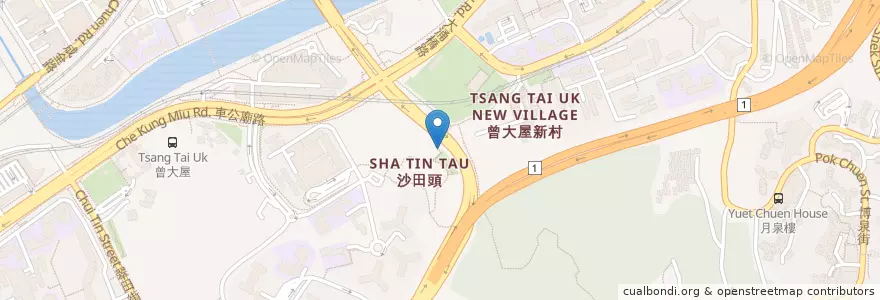 Mapa de ubicacion de 沙田頭村公廁 Sha Tin Tau Village Public Toilet en چین, گوانگ‌دونگ, هنگ‌کنگ, 新界 New Territories, 沙田區 Sha Tin District.