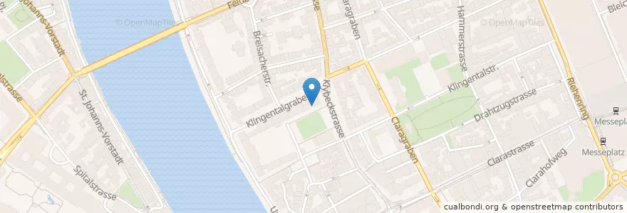 Mapa de ubicacion de EG Lounge en Svizzera, Basilea Città, Basel.