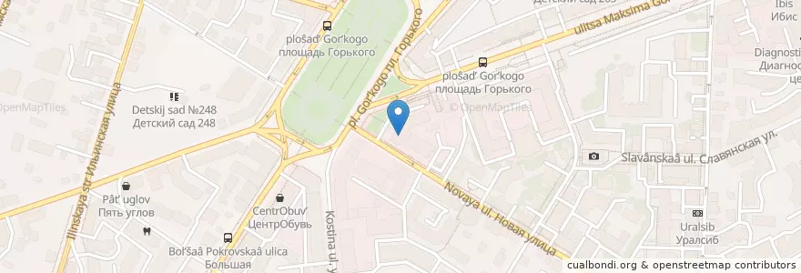 Mapa de ubicacion de НБД-банк en ロシア, 沿ヴォルガ連邦管区, ニジニ・ノヴゴロド州, ニジニ・ノヴゴロド管区.