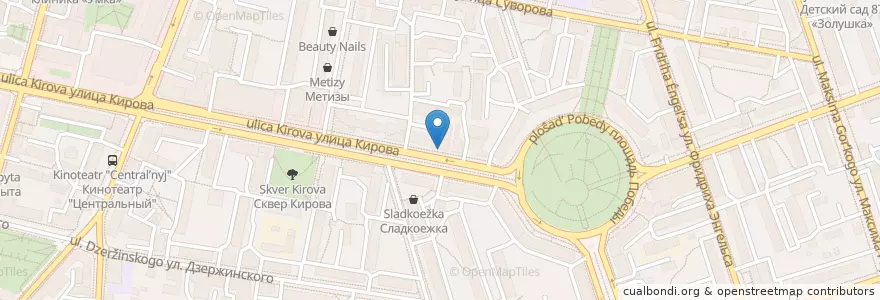 Mapa de ubicacion de Караоке-бар «Место» en Rusya Federasyonu, Центральный Федеральный Округ, Kaluga Oblastı, Городской Округ Калуга.