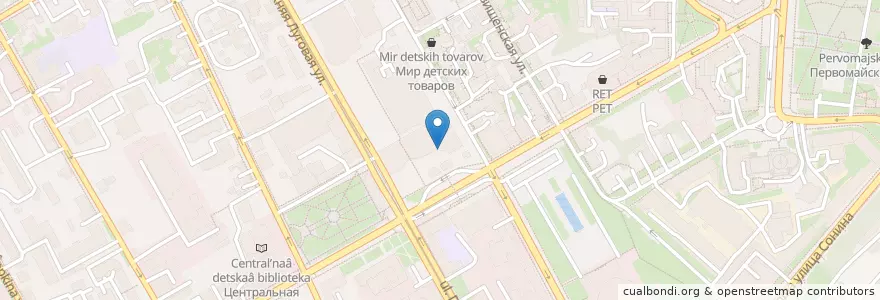Mapa de ubicacion de Юниаструм Банк en Rússia, Distrito Federal Central, Oblast De Kursk, Курский Район, Городской Округ Курск.