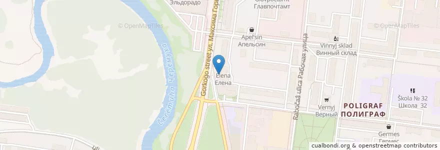 Mapa de ubicacion de Сбербанк en Rússia, Distrito Federal Central, Ярославская Область, Рыбинский Район, Городской Округ Рыбинск.