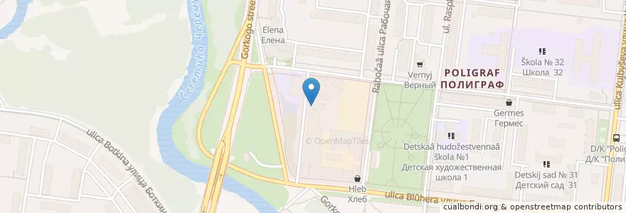Mapa de ubicacion de Автомойка en Rusia, Distrito Federal Central, Óblast De Yaroslavl, Рыбинский Район, Городской Округ Рыбинск.