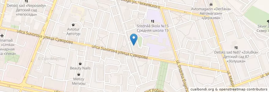 Mapa de ubicacion de Арсмед en Russia, Distretto Federale Centrale, Калужская Область, Городской Округ Калуга.