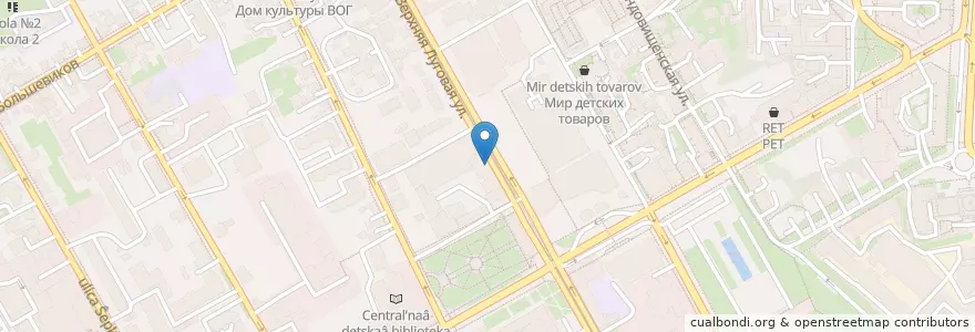 Mapa de ubicacion de Спорт-бар en Russie, District Fédéral Central, Oblast De Koursk, Курский Район, Городской Округ Курск.