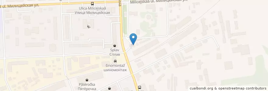 Mapa de ubicacion de Лукойл en Rusia, Приволжский Федеральный Округ, Óblast De Kírov, Городской Округ Киров.