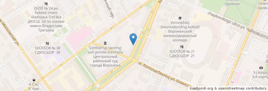 Mapa de ubicacion de Власта фарм en Russland, Föderationskreis Zentralrussland, Oblast Woronesch, Городской Округ Воронеж.