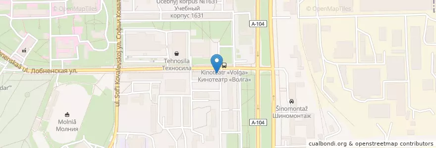 Mapa de ubicacion de Сбербанк en Russia, Distretto Federale Centrale, Москва, Северный Административный Округ, Дмитровский Район.
