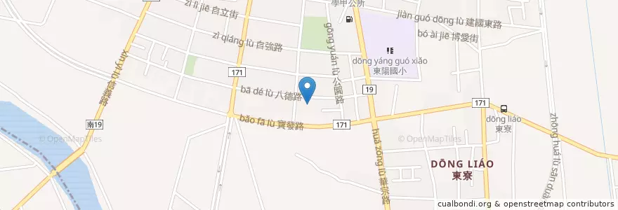 Mapa de ubicacion de 私立長春幼稚園 en 台湾, 台南市, 学甲区.