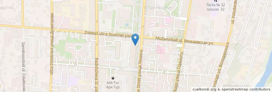 Mapa de ubicacion de Банк Москвы en Russland, Föderationskreis Zentralrussland, Oblast Kursk, Курский Район, Городской Округ Курск.
