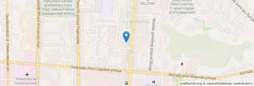 Mapa de ubicacion de Русский Стандарт en Russland, Föderationskreis Zentralrussland, Oblast Kursk, Курский Район, Городской Округ Курск.