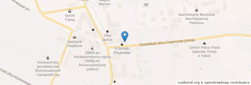 Mapa de ubicacion de Купеческий en Russie, District Fédéral Central, Oblast De Moscou, Волоколамский Городской Округ.