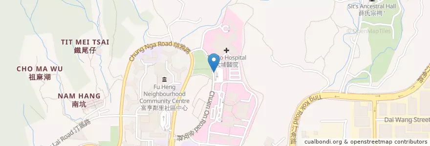 Mapa de ubicacion de Urban en Cina, Hong Kong, Guangdong, Nuovi Territori, 大埔區 Tai Po District.