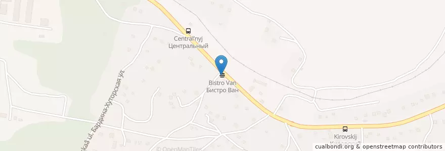 Mapa de ubicacion de Бистро Ван en Russia, Far Eastern Federal District, Primorsky Krai, Артёмовский Городской Округ.