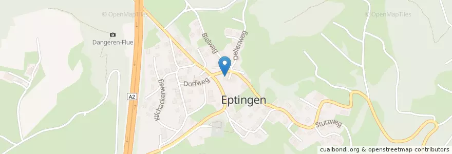 Mapa de ubicacion de Hotel Bad Eptingen en Schweiz/Suisse/Svizzera/Svizra, Basel-Landschaft, Bezirk Waldenburg, Eptingen.