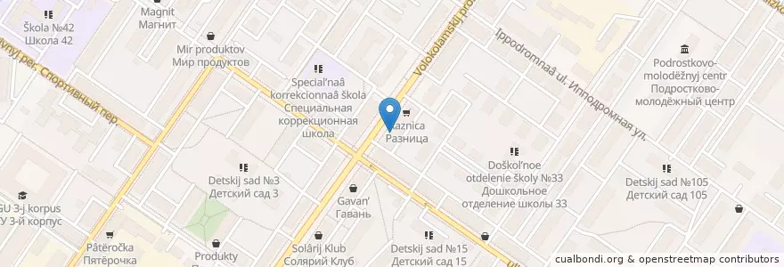Mapa de ubicacion de Апельсинка en Rusia, Distrito Federal Central, Óblast De Tver, Городской Округ Тверь, Калининский Район.