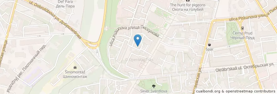 Mapa de ubicacion de Газпромбанк en 俄罗斯/俄羅斯, Приволжский Федеральный Округ, 下诺夫哥罗德州, Городской Округ Нижний Новгород.
