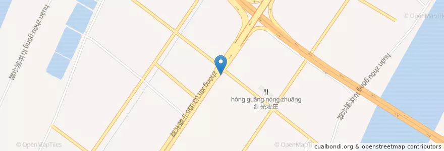 Mapa de ubicacion de 江心洲 en China, Jiangsu, Nanjing, 建邺区.