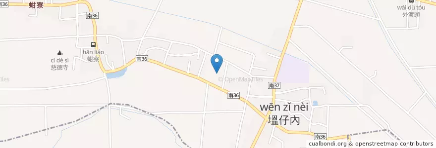 Mapa de ubicacion de 永昌堂 en Taiwan, Tainan, Distretto Di Jiali.