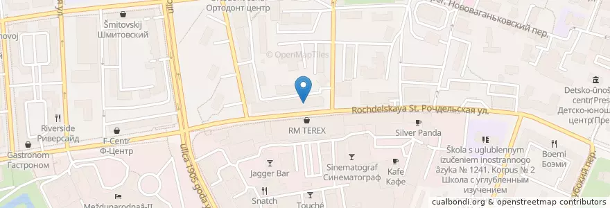 Mapa de ubicacion de Союз en روسیه, Центральный Федеральный Округ, Москва, Центральный Административный Округ, Пресненский Район.