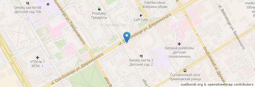 Mapa de ubicacion de Росгосстрах Банк en Russland, Föderationskreis Zentralrussland, Oblast Kursk, Курский Район, Городской Округ Курск.