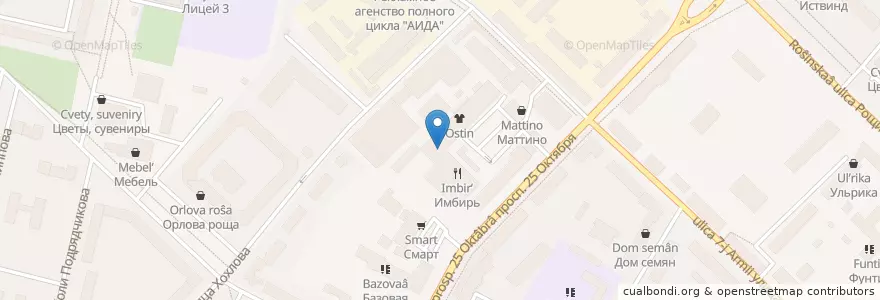 Mapa de ubicacion de Аппетит en Russie, District Fédéral Du Nord-Ouest, Oblast De Léningrad, Гатчинский Район, Гатчинское Городское Поселение.