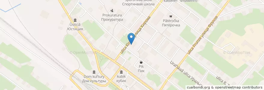 Mapa de ubicacion de Новобанк en ロシア, 北西連邦管区, ノヴゴロド州, Окуловский Район, Окуловское Городское Поселение.
