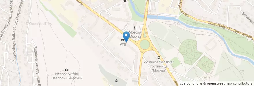 Mapa de ubicacion de РНКБ en Russland, Föderationskreis Südrussland, Autonome Republik Krim, Republik Krim, Rajon Simferopol, Stadtrat Simferopol, Городской Округ Симферополь.